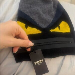 Fendi Authenticity Tag with Black Accent
